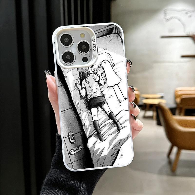 Oyasumi Punpun Anime Shockproof Phone Case for iPhone 17 Air 16 16E 15 Pro Max 14 Plus 13 Mini 12 Back Cover Anti Fall Fundas