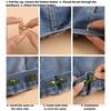 No-Sew Installation Pant Waist Tightener Effortless Waist Tighteners  Loose Jeans and Pants