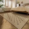 Stain-Resistant Waterproof Loop Pile Cotton Linen Carpet - Easy To Clean Floor Mat for Living Room & Bedroom