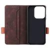 For Xiaomi Redmi 15C 4G (Global) (171mm)/Poco C85 4G (171mm) Case Leather Wallet Flip Phone Cover with Hardware Decor