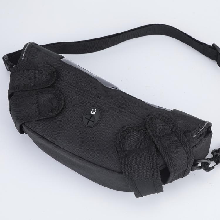 Phone Viewing Case Organizer for Motorcycle Handlebars, Lightweight Fabric Storage Bag for Delivery Couriers, Route Checks, and Accessible Small-Item