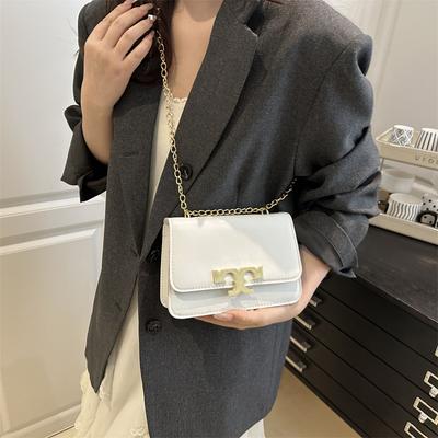 2025 primavera nova tendência de moda casual versátil temperamento urbano alto valor bolsa pequena quadrada de ombro transversal