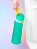 1pc Air Water Bottle With 1pc Random Flavor Pods Portable Transparent With Straw Leak Proof for Outdoor Sports Fitness Gym