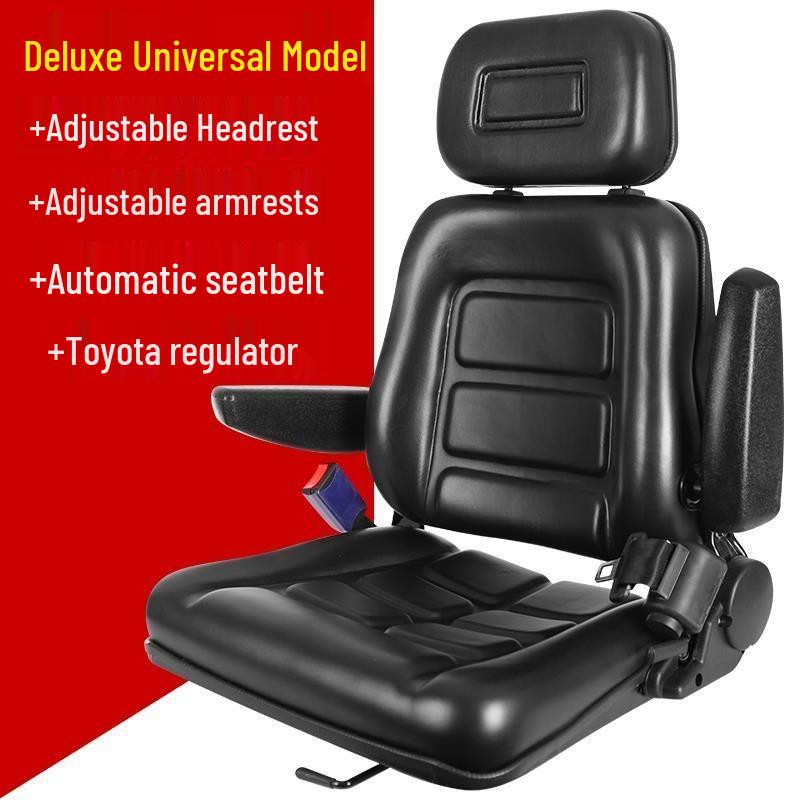 Universal Forklift & Agricultural/Marine Seat for Heli, Liugong, Longgong, Zhongli, Dalian, Baoli Universal (Single Base)