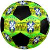 SIZE 5 Brazil National Football Team Soccer Ball Colorful All Ages Machine Stitched PVC Competition Ready Durable High-Bounce