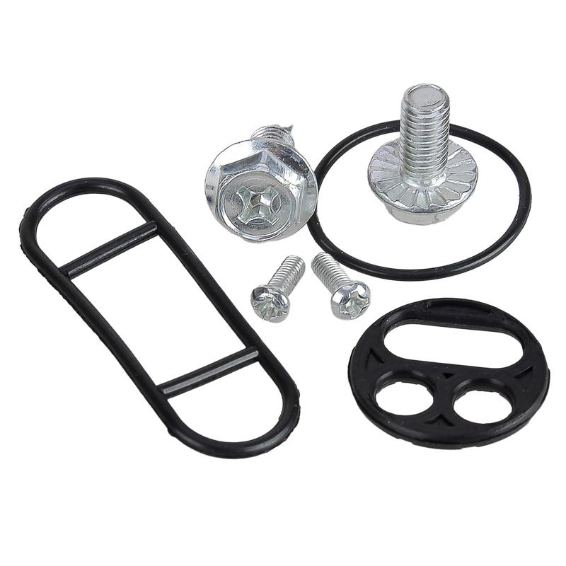 Fuel Petcock Pet Cock Shut Off Valve Repair Kit Seal 1752110001 18-2727V Fit for Kawasaki KLX250R KLX300 Suzuki DR250 Yamaha