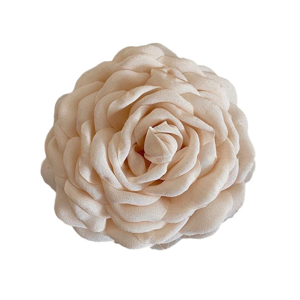 Caro Blumenstoff Rose Haarspange - Europäischer & Amerikanischer Stil Dutt-Accessoire