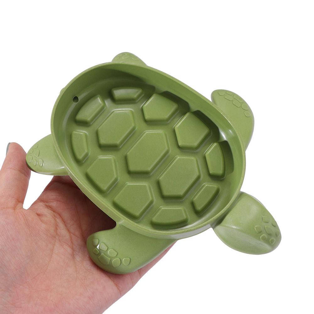 Cute Drain Soap Holder Box Plastic Soap Holder Creative Turtles Shape Soap Box Bathroom Shower