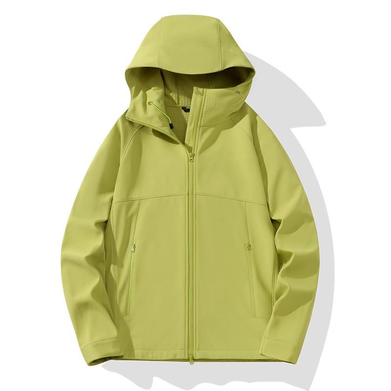 Soft Shell Jacket Men Women Outdoor Hiking Climbing Windproof Warm Hooded Coat Winter