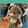 Cute Heart Bear Plush Backpack With Cartoon Design For Kids And Students
