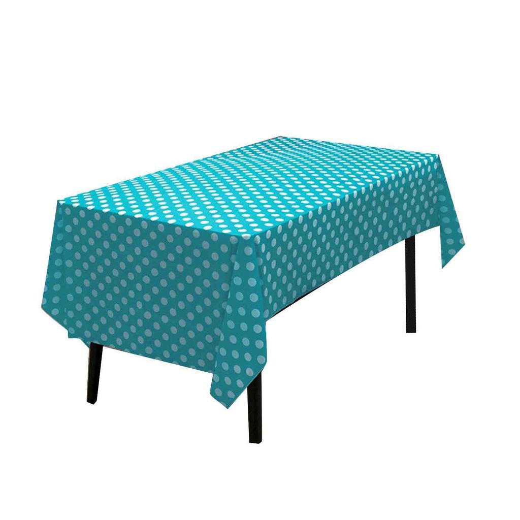 Disposable PEVA Cartoon Balloon Tablecloth - Oil-Proof, Thickened for Birthdays & Kindergarten Parties