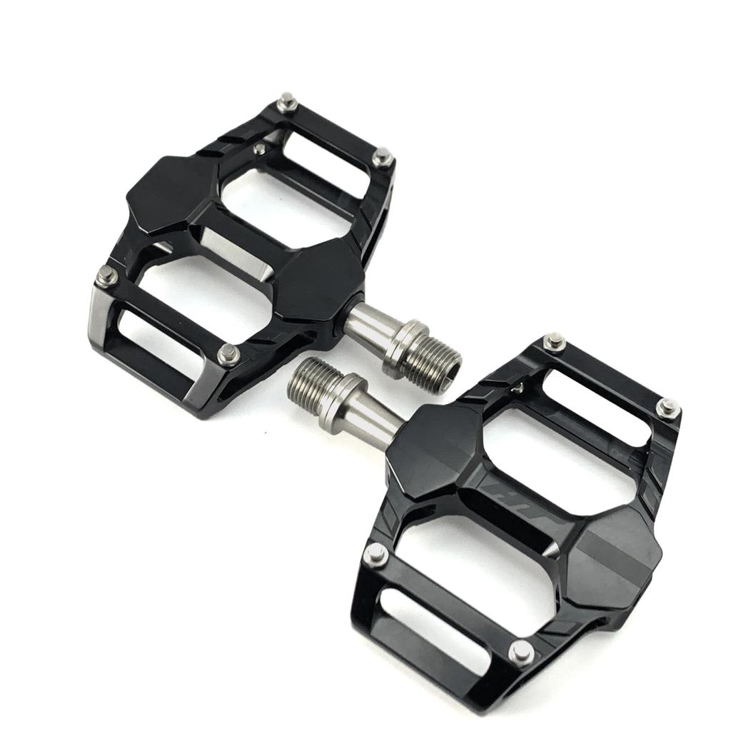 bicycle pedal, ultra-light titanium shaft pedal AR06T folding car pedal, road bike flat pedal