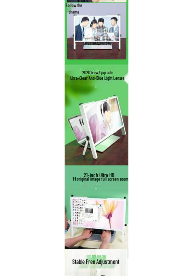 Ultra-Clear Foldable Desktop Laptop Screen Magnifier Stand