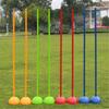 2 Stück Mehrzweck-Wassergefüllte Fußball-Trainingsbasis Wasserinjektionsbasis für Fußball-Agility-Übungen und Feldausrüstung