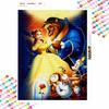 Disney DIY diamond painting 5d Beauty and the Beast full of diamonds cross stitch diamond living room bedroom decoration painting
