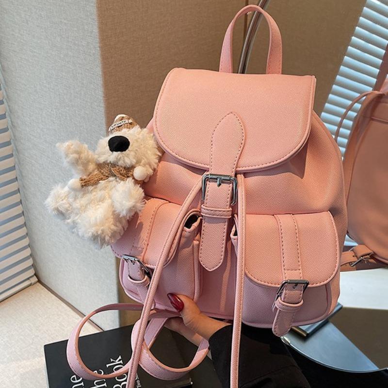Texture college style tote backpack 2026 spring new casual light luxury shoulder armpit bag