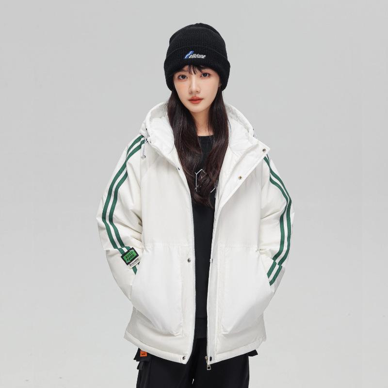 

2025 Новая пуховая куртка Мужская зимняя парная короткая с белым утиным пухом Карго Утепленная теплая куртка с капюшоном 3XL