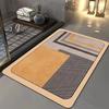 Thickened Diatomaceous Earth Suction, Rubber Anti Slip, Light Luxury Bathroom Door Anti Fouling Quick Drying Door Floor Mat
