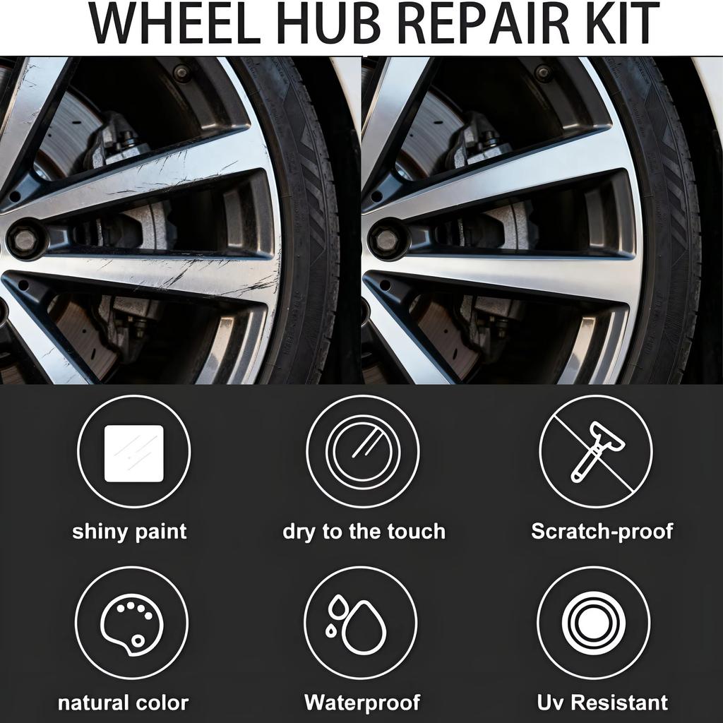 Car rim scratch repair paste car wheel scratch remover oxidation polishing paste anti-rust agent gloss restoration 1-22 pieces