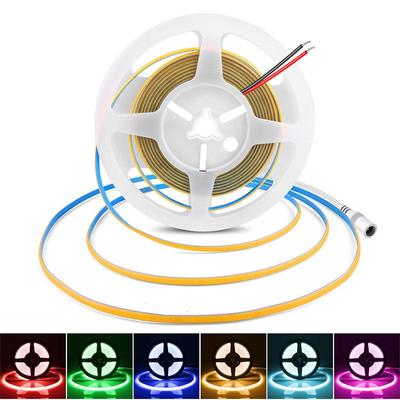 Super Thin 5mm COB LED Strip 320LEDs/M High Density Flexible DC12V LED Light Tape Ribbon For Car Cabinet Decor Lighting Dimmable