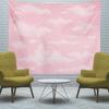 Pink Cloud Tapestry for Bedroom Decor, Aesthetic Home Decorations for Backdrop, Cute White Heaven Sky Tapestries, Wall Hanging