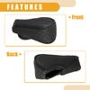 Partuto 1pc Universal Car Shift Knob Cover - Car Knob Gear Sticky Protector Decoration - Black For Leather