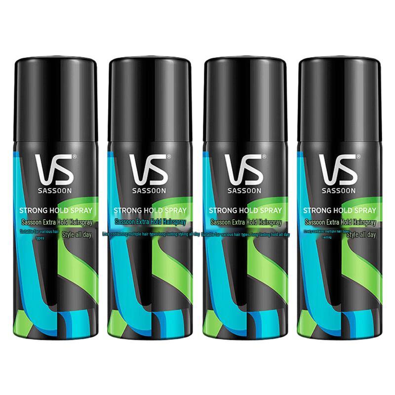 Vidal Sassoon Strong Hold Hairspray 4-Pack