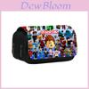 Roblox Character Print Large Capacity Pencil Case With Double Layer Storage For Students