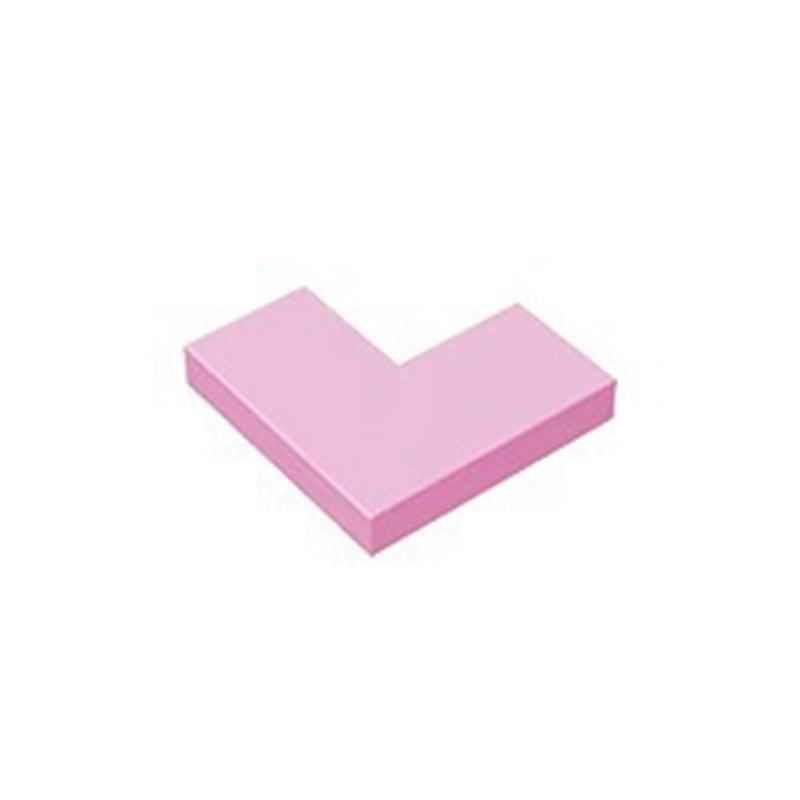 

10PCS 14719 Flat Tile 1 + 2 Dots DO-IT-YOURSELF Building Blocks Thin Figure Learning Imaginative Playthings Ideal for Children Size Fitting W 10PCS розовый