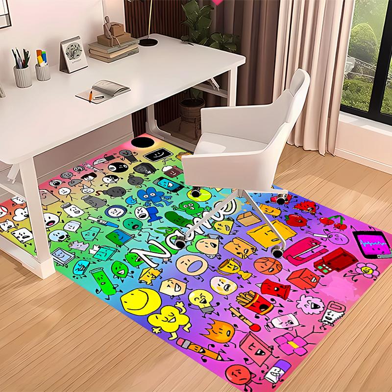 Custom personalization nanimate Insanity Print Area Rug - Soft, Washable Non-Slip Indoor Mat,Living Room,Home&Office Decorative Rug