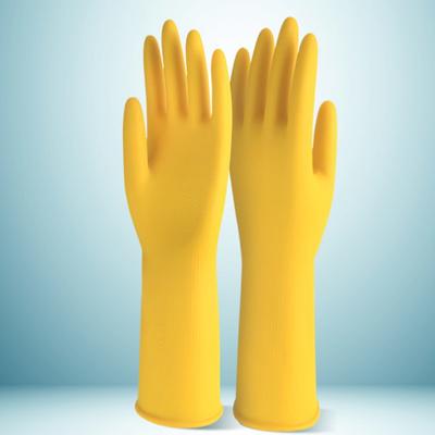 Gumové rukavice Gumové odolné proti opotřebení Vodotěsný Latex Kuchyňské Mytí nádobí Ženy Zahuštěná Guma Hovězí šlachy pro domácnost Odolné Pojištění práce Čisté