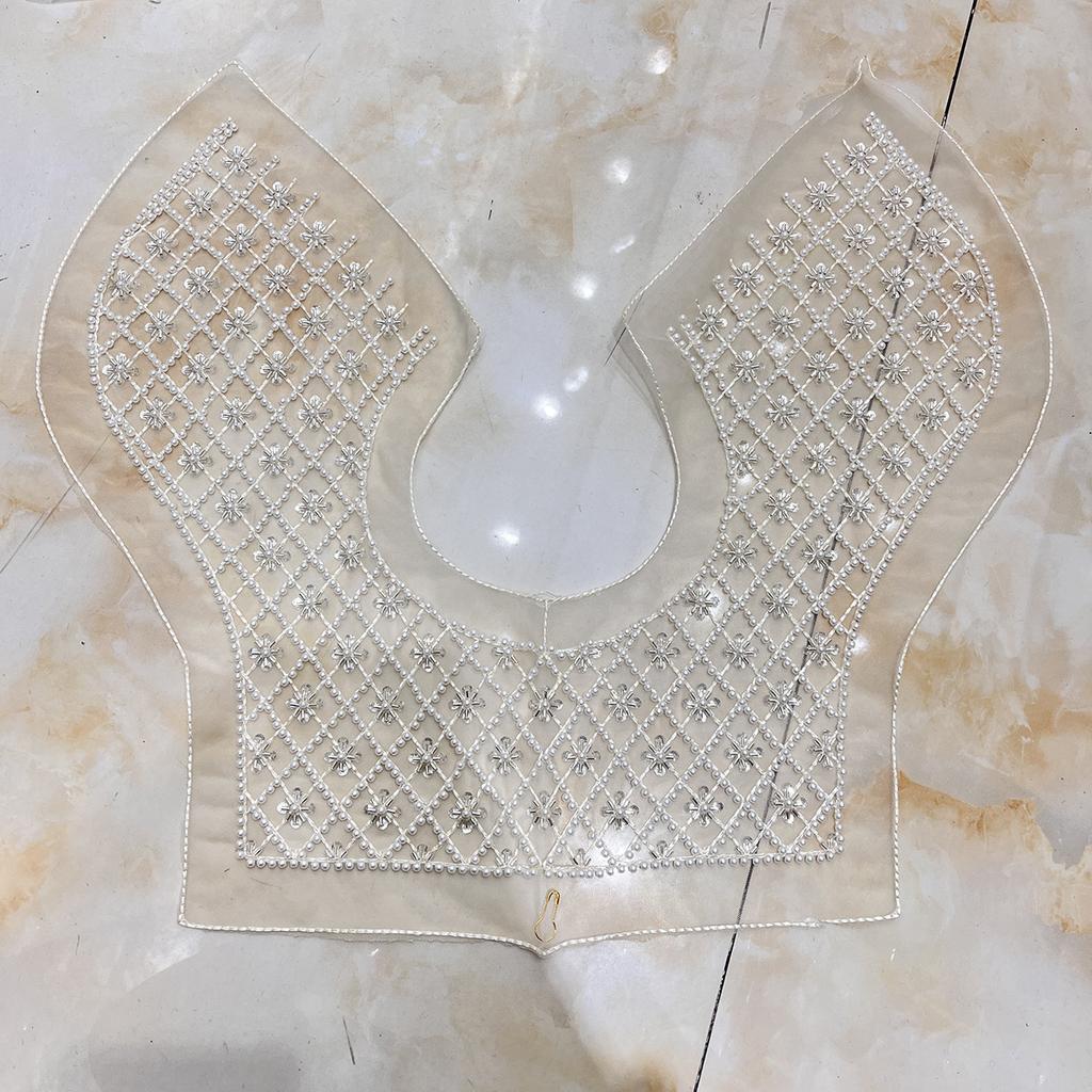 Collar Mesh Hollowed Collar Women'S Clothing Children'S Clothing Dresses Lace Tops And Other Diy Accessories Cloth Stickers