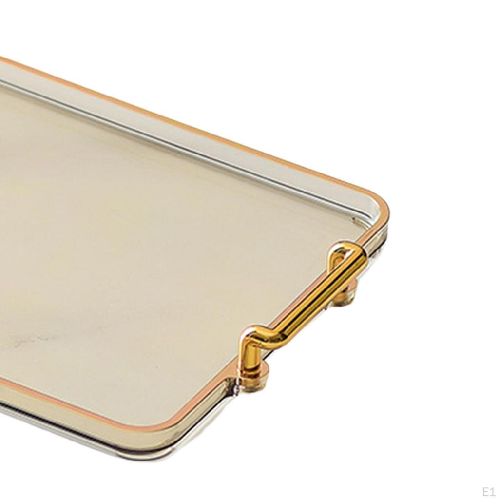 Nordic Style Farmhouse Serving Tray Food Cup with Handles Trinkets Keys Storage