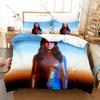 Singer Sigrid Bedding Set, Duvet Cover & 2 Pillowcases, Jellyfish Themed Pattern Breathable Fabric for All Season Use