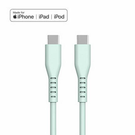 MFi Certified Ultra-Soft Silicone 1m Fast Charging Type-C Cable for iPhone 14
