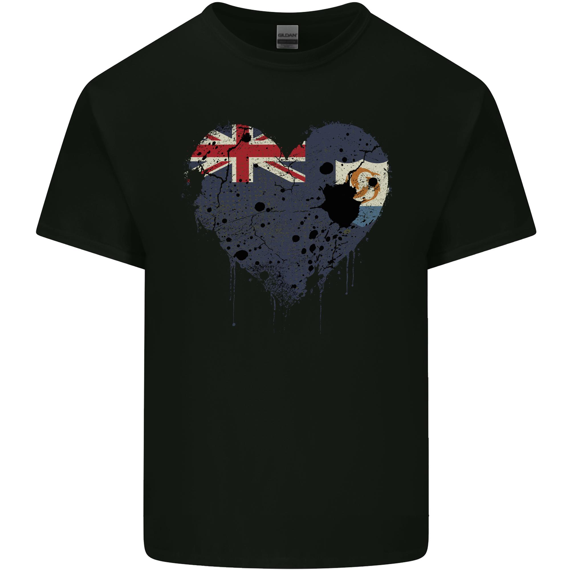 Love Flag Anguilla Football Unisexs Light Cotton TShirt S