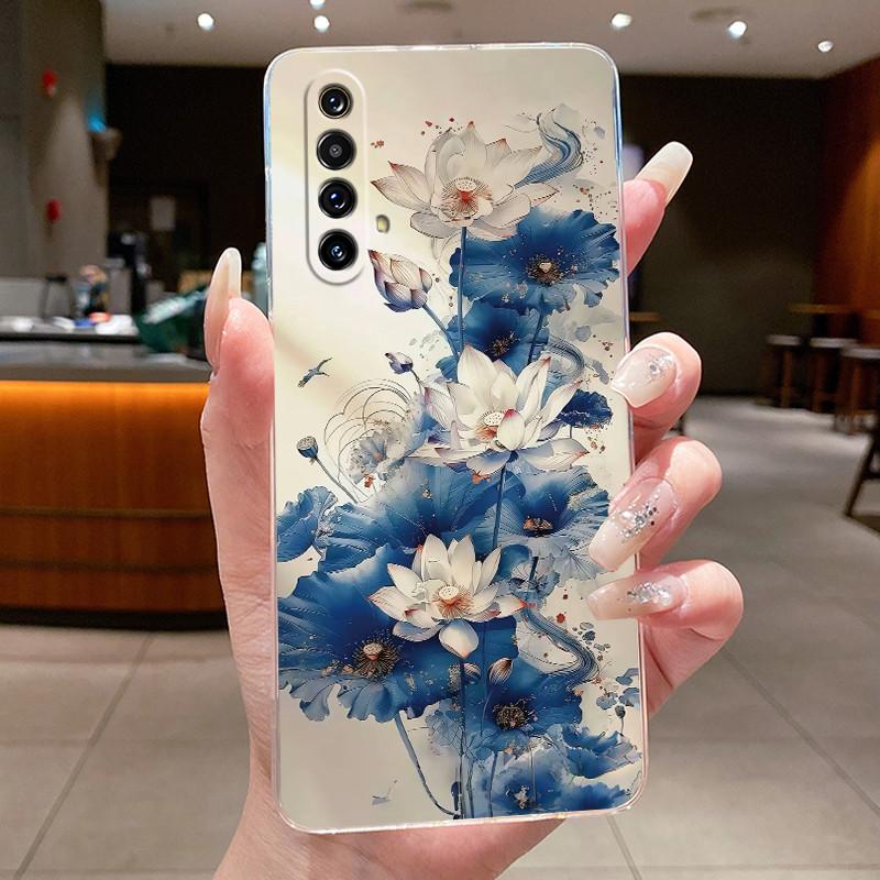 Case For Realme X50 5G/X50 Master Edition/X50m 5G/X3 Bumper Soft Silicone TPU Clear Casing Dreamy Painted Anti-fall Soft Cover