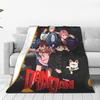 Hot Manga Dandadan (8) Warm Soft Blanket Girls Boys Plush Throw Blanket Graphic Couch Chair Flannel Bedspread Sofa Bed Cover