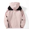 Herren Damen 3-in-1 Abnehmbare Winddichte Wanderjacke mit Fleecefutter Outdoor Abenteuer Winter