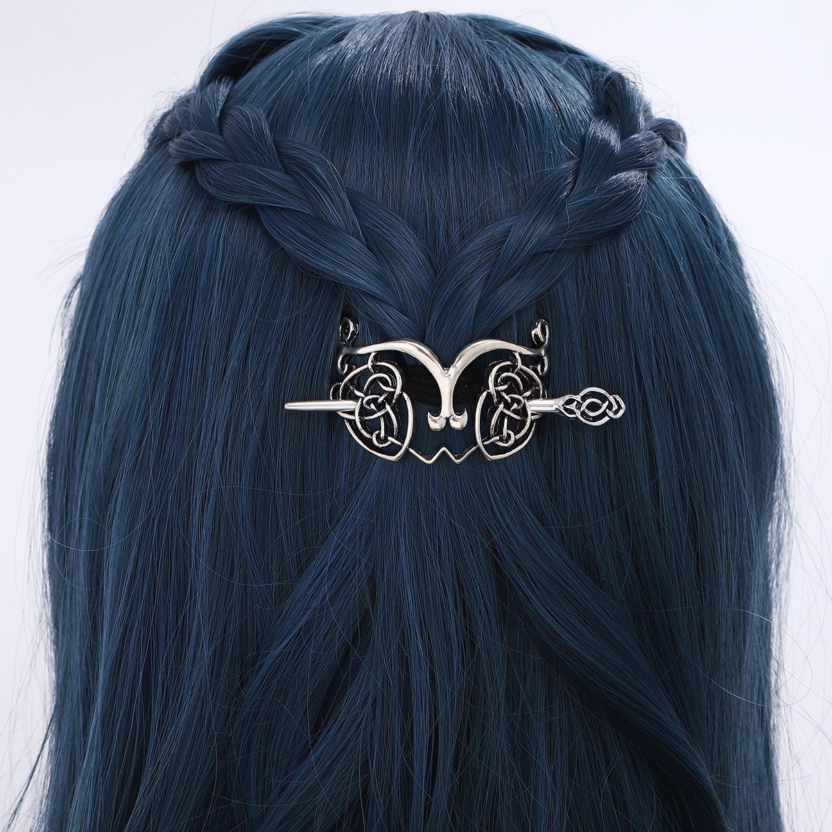 

Винтажная заколка для волос с кельтским узлом викингов и подвеска для свитера - аксессуары для вечеринки в норвежском стиле