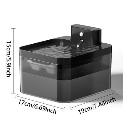 2.2L 5V Bezdrátové Nabíjení Kočičí Fontána Automatická Miska na Pitnou Vodu pro Domácí Mazlíčky s Pohybovým Senzorem Pes Kočka Dávkovač Vody