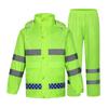 Reflective Raincoat and Rain Pants Set for Traffic, Road Administration, Property Sanitation, Highway Patrol, Warning, Split-Type Safety Waterproof