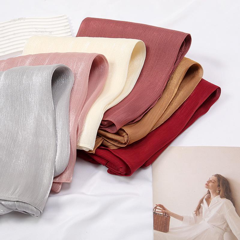 Muslim Headscarf Elegant Hijab Full Coverage Event Wear Premium Chiffon Material Stylish Design Breathable Comfortable For