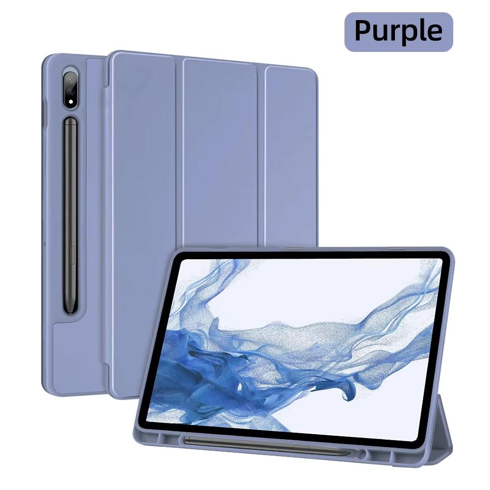 For Samsung Tab S6 lite A11 plus case S7/S8/S11 S7P/S7FE S10FE/S9/S9FE/S10lite S9P/S9 FE+/S10P 12.4in A9/A9P 11in With Pen Slot