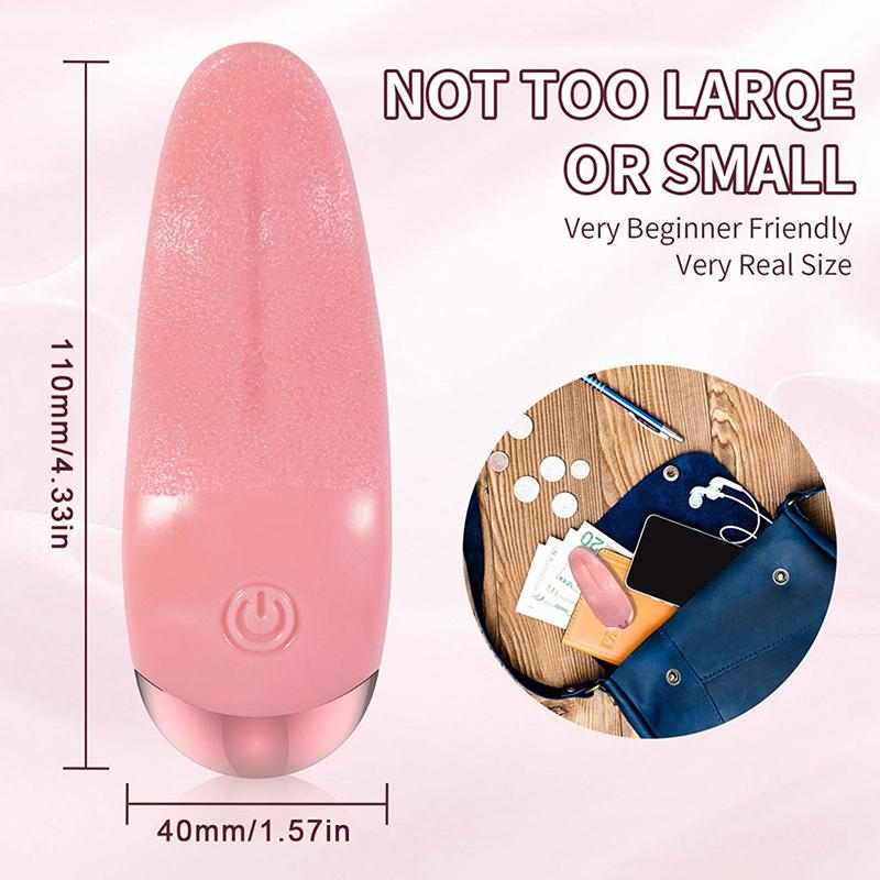 Realistic Tongue Licking Vibrator Female G Spot Clitoris Nipple Stimulator Blowjob Orgasm Vagin Massager Sex Toys For Adult 18+