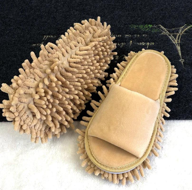 Shoes for Women Washable Lazy Mopping Slippers Microfiber Cleaning Floor Dusting Slippers Detachable Mop Shoes Cleaning Shoes