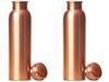 Pure Copper Water Bottle – 1000 Ml (Pack of 2) | Leak-Proof & Lightweight Copper Bottles for Daily Use