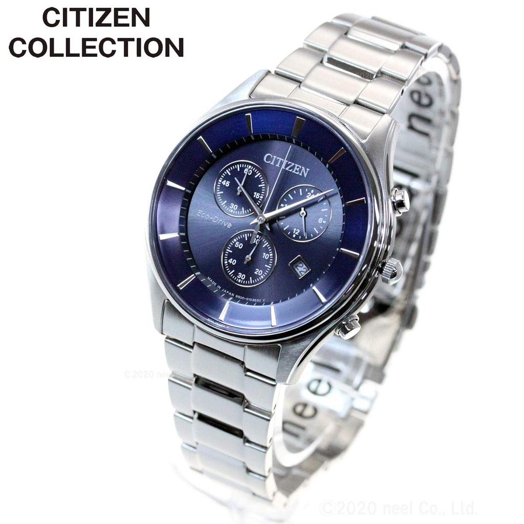 CITIZEN COLLECTION Thin Chronograph Watch Eco-Drive AT2360-59L Men's