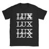 Singer Rosalia LUX Text TShirt for Unisex Funny Cotton Tee Shirt Round Neck Short Sleeve T Shirt Printing Clothing