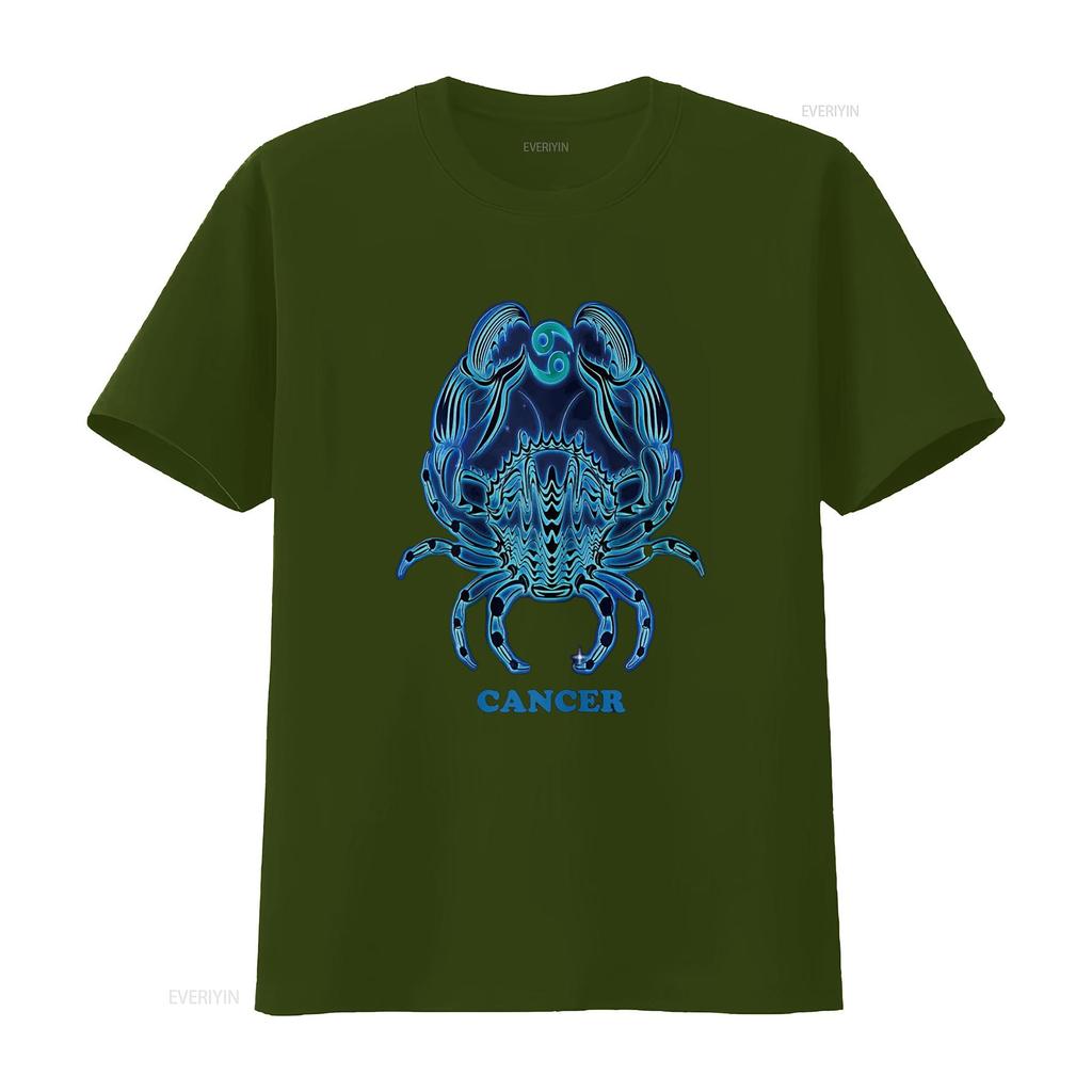 Cancer Personality Astrology Zodiac Sign Horoscope Design T Shirt vintage Washed designer clothes Top For Everyday Wear Casual